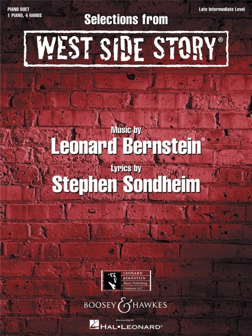 Selections from West Side Story, for Piano Duet (1 Piano, 4 Hands)