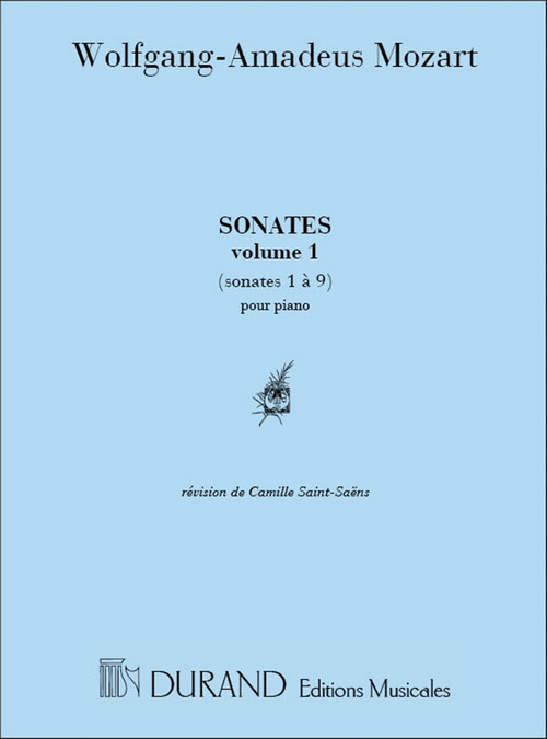 Sonates pour piano, vol. 1 (nº 1-9), révision par Camille Saint-Saëns