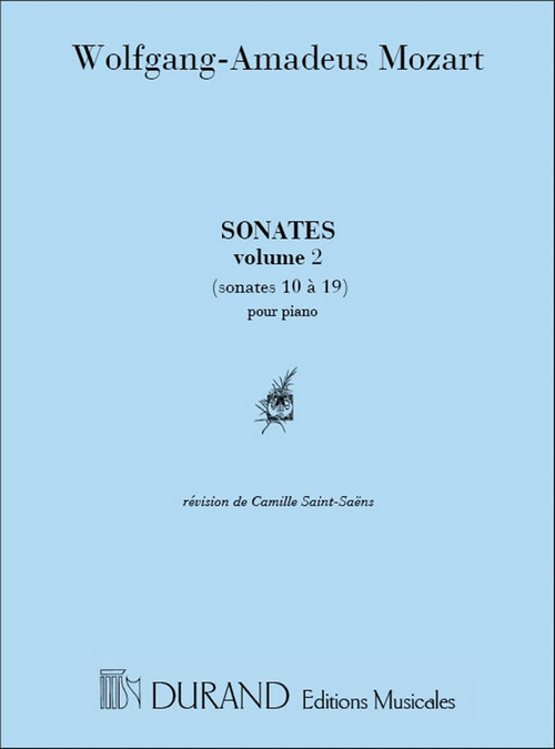 Sonates pour piano, vol. 2 (nº 10-19), révision par Camille Saint-Saëns. 9790044080007