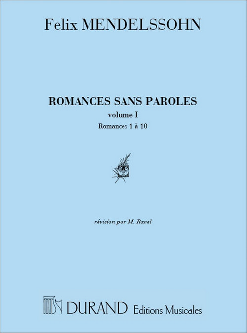 Romances sans paroles, vol. 1 (1 à 10), piano