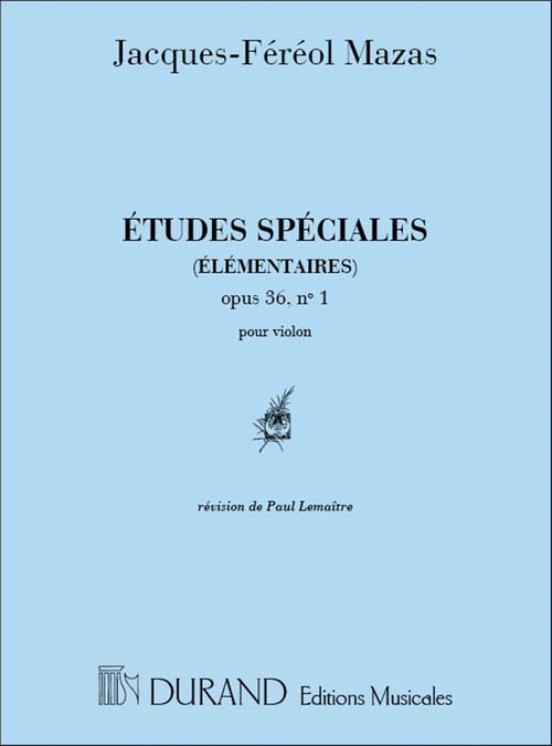 Études spéciales (élémentaires), Op. 36, nº 1, revisées de Paul Lemaître. 9790044003747