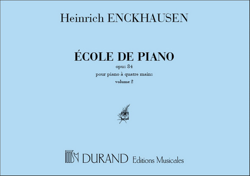 École de piano, Opus 84, vol. 2, pour piano à 4 mains