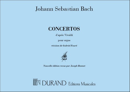Concertos d'après Vivaldi, pour orgue. 9790044005123 Concertos d'après Vivaldi, pour orgue. 9790044005123
