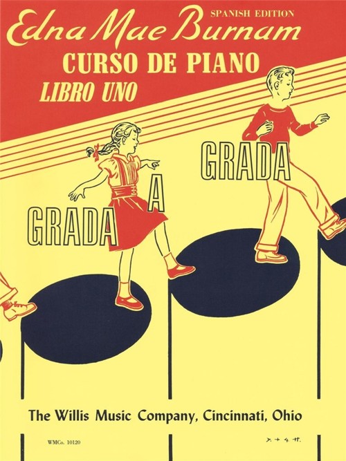 Grada a grada, curso de piano, libro uno