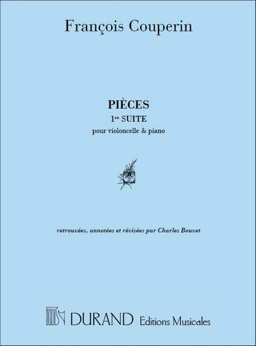 Pièces, 1er suite per violoncelle et piano, retrouvées, annotées et revisées par C. Bouvet. 9790044005789