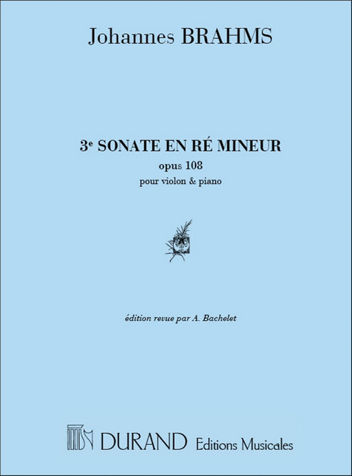 Sonate nº 3 en Re mineur, pour violon et piano
