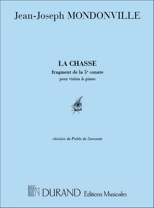 La chasse, pour violon et piano