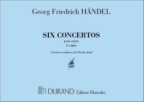 Six concertos pour orgue, 2e cahier