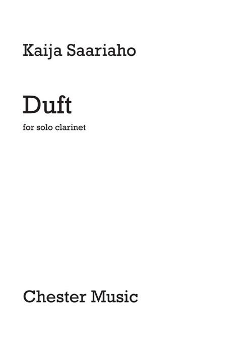 Duft, for Solo Clarinet