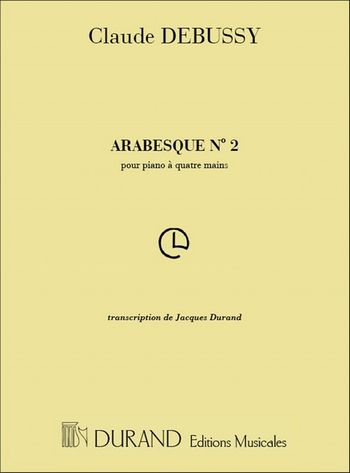 Arabesque nº 2, pour piano à 4 mains. 9790044011476