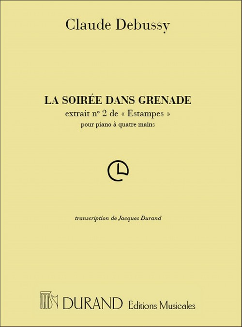 La Soirée dans Grenade, nº 2 de Estampes, pour piano à quatre mains. 9790044011537