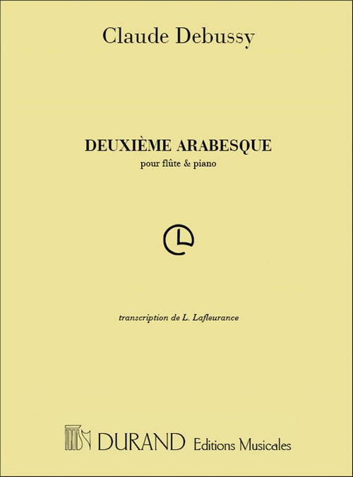 Deuxième Arabesque, pour flute et piano. 9790044011704