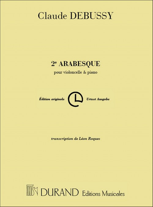 Arabesque nº 2, pour violoncelle et piano. 9790044012350