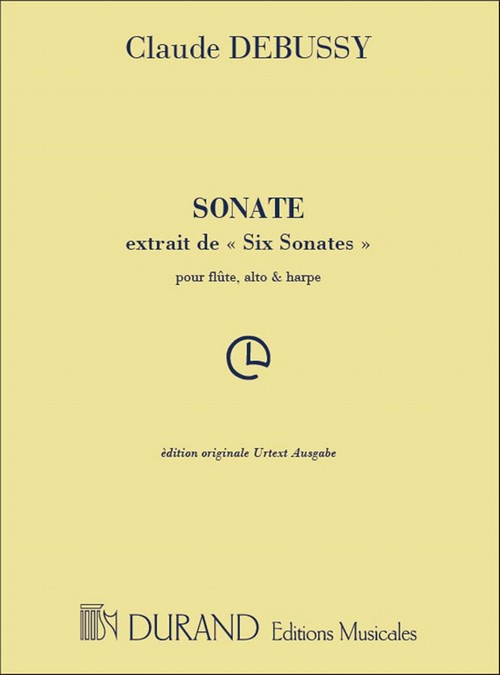 Sonate, extrait de Six Sonates, pour flûte, alto et harpe. 9790044013722