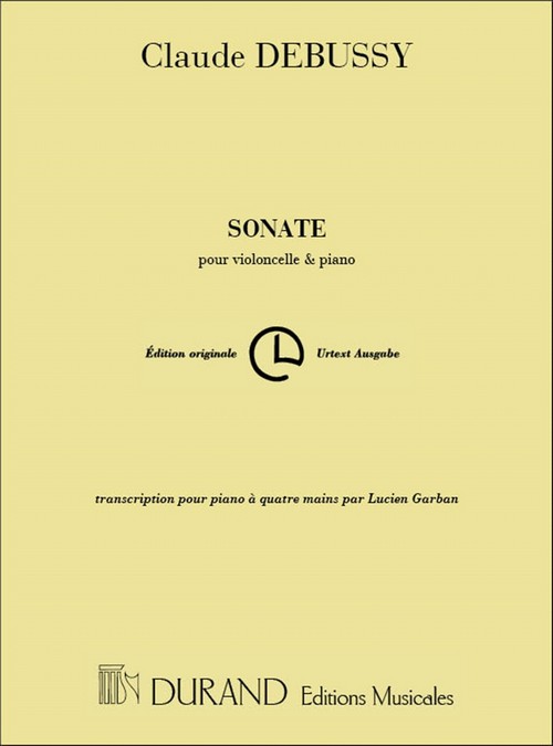 Sonate pour violoncelle et piano, transcription pour piano à 4 mains. 9790044013845 Sonate pour violoncelle et piano, transcription pour piano à 4 mains. 9790044013845