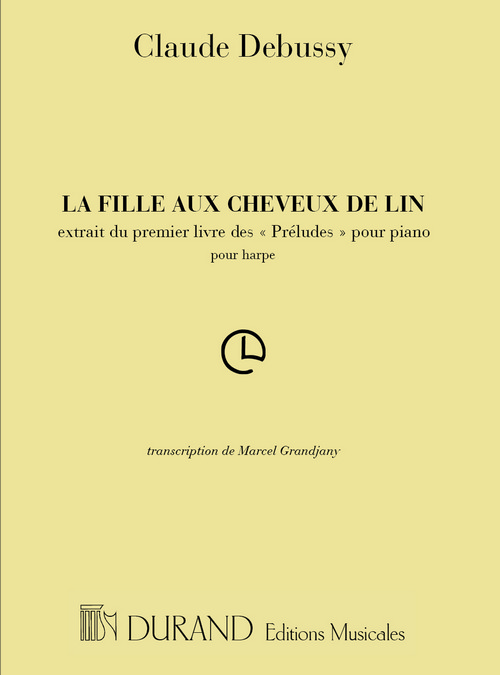 La fille aux Cheveux de Lin, pour harpe. 9790044014132 La fille aux Cheveux de Lin, pour harpe. 9790044014132