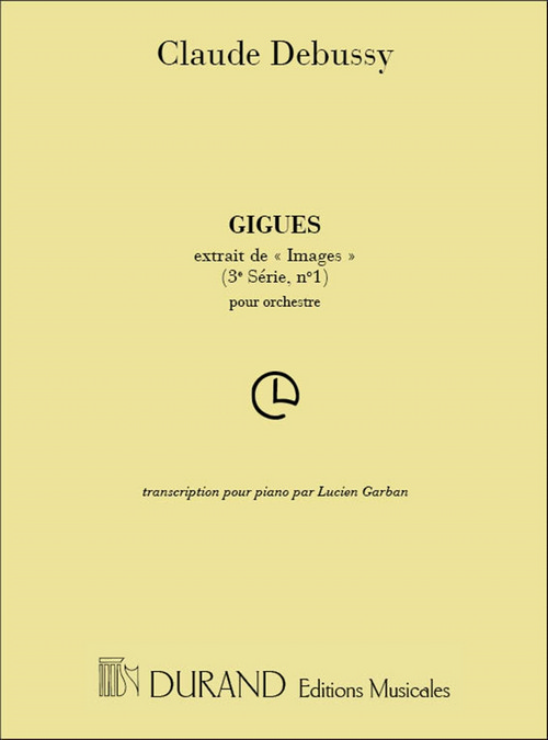 Gigues (extrait de Images), transcription pour piano. 9790044014255