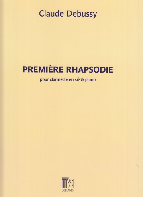 Première rhapsodie, pour clarinette en Sib et piano