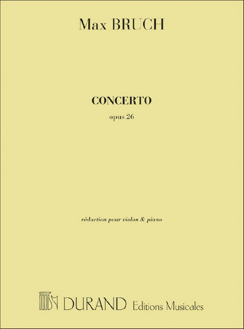Concerto nº 1, Opus 26, réduction pour violon et piano
