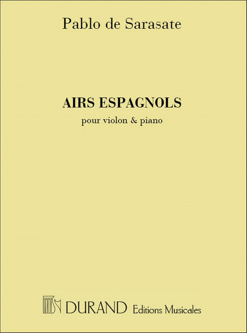 Airs espagnols, pour violon et piano. 9790044016075