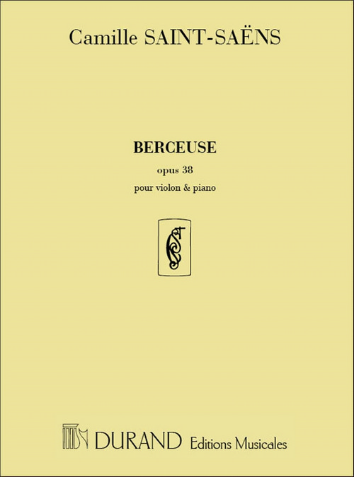 Berceuse, Op. 38, pour violon et piano