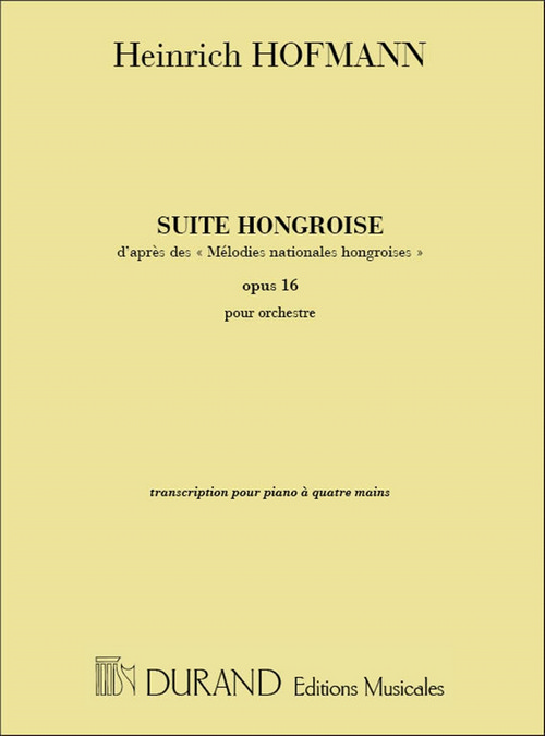 Suite hongroise, pour piano à 4 mains