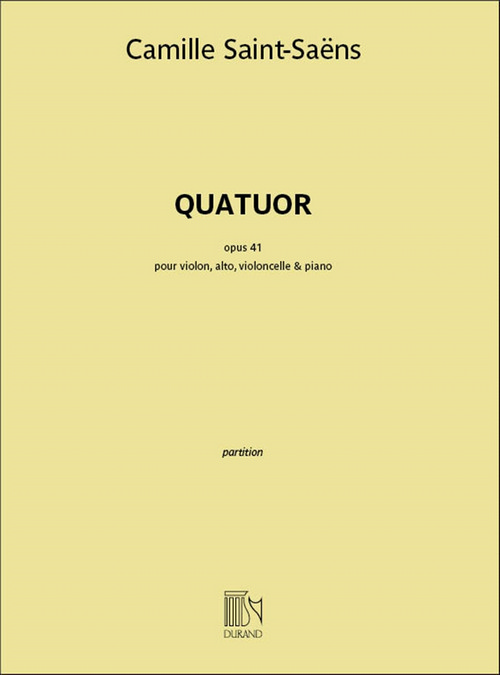 Quatuor avec piano, Op. 41. 9790044016488