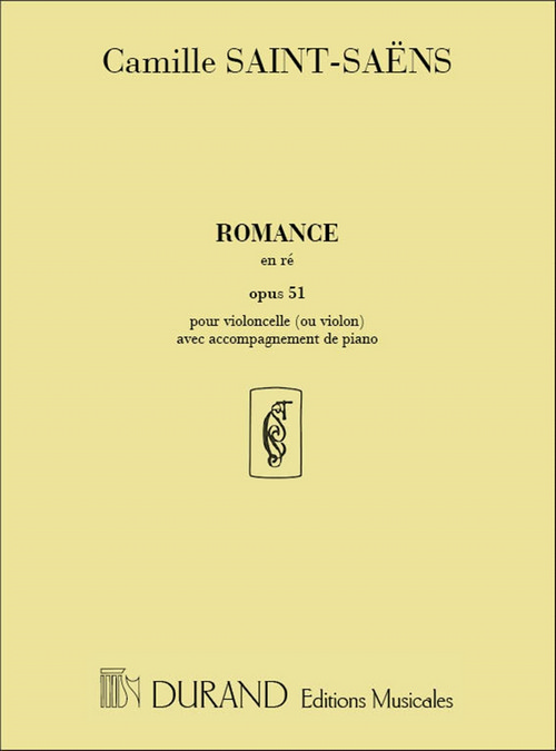 Romance en Re, Op. 51, pour violon et piano