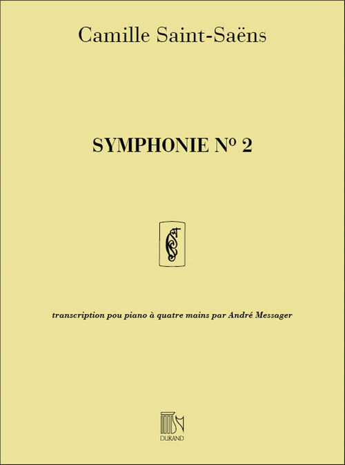 Symphonie nº 2, pour piano à 4 mains. 9790044018307