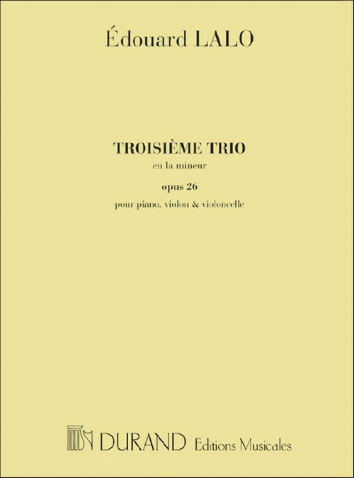 Trio, Op, 26 nº 3, en La mineur, pour violon, violoncelle et piano