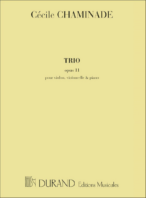 Trio, Op. 11, en Sol Mineur, pour violon, violoncelle et piano