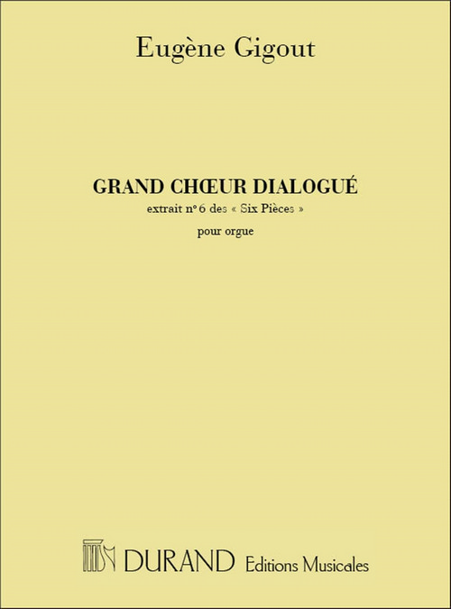 Grand choeur dialogué, pour orgue