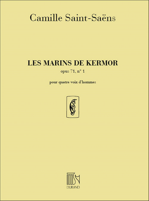 Marins Kermor, pour 4 voix d'hommes