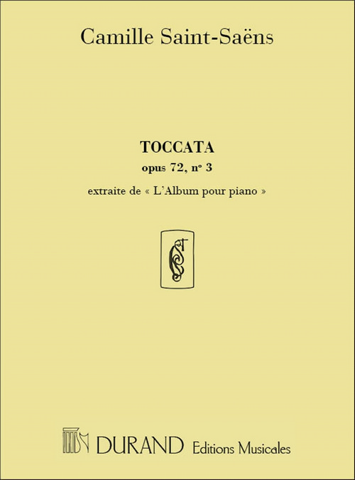 Album, Op. 72 nº 3, Toccata, pour piano. 9790044021420
