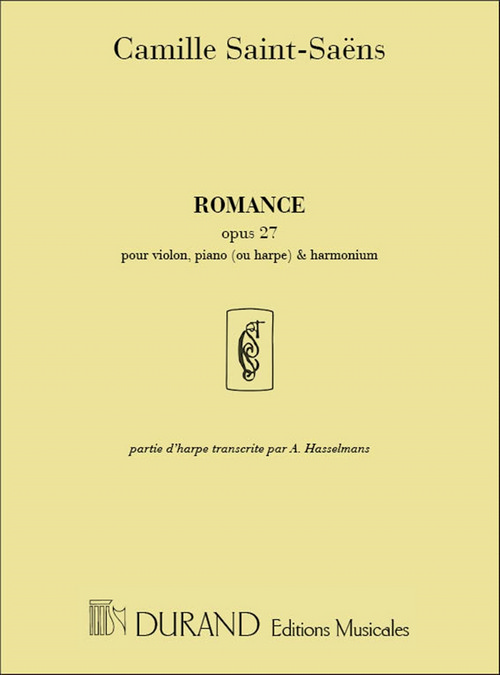 Romance, Op. 27, pour violon, harpe et orgue