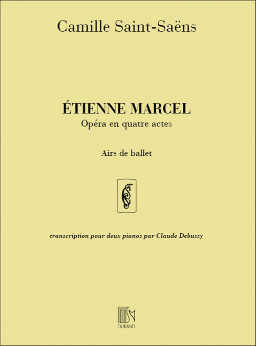Etienne Marcel, air de ballet, pour 2 pianos. 9790044024452