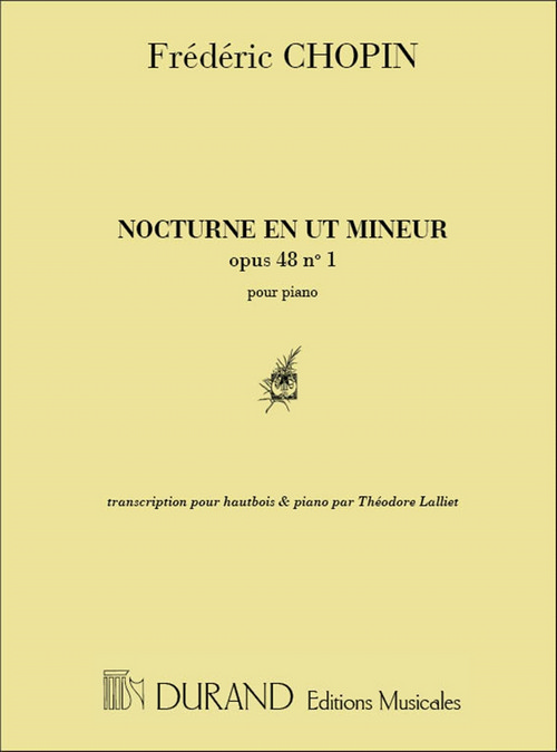 Nocturne, Op. 48 nº 1, hautbois et piano. 9790044024742