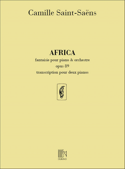 Africa, fantasie pour piano et orchestre, version pour piano solo avec reduction de l'orchestre