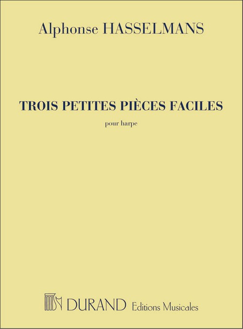 3 Petites pièces faciles, Opus 9, pour harpe. 9790044026043