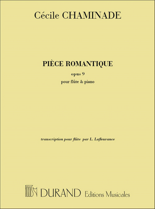 Pièce romantique, Opus 9, pour flûte. 9790044027705