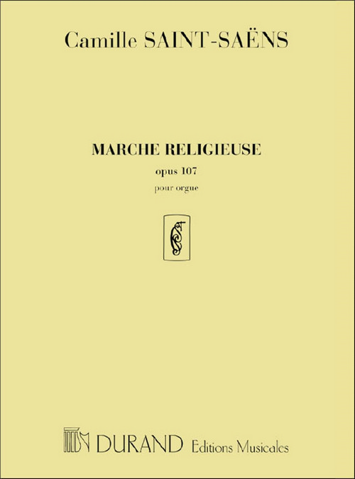 Marche réligieuse, opus 107, pour orgue