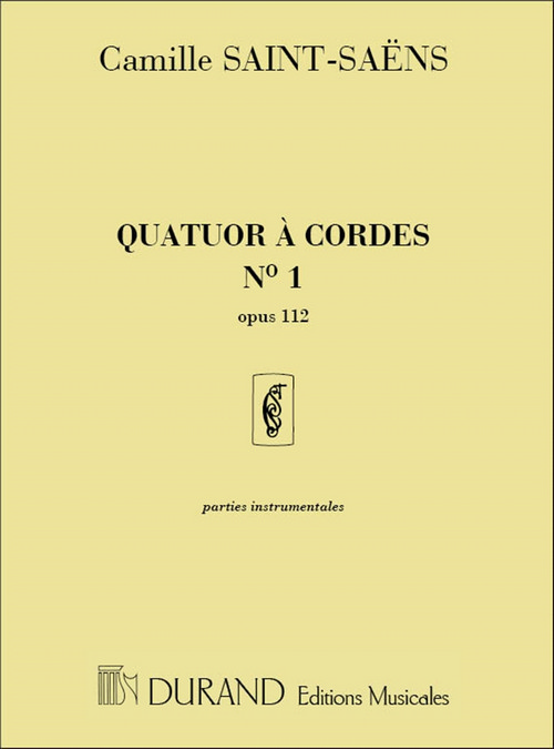 Quatuor nº 1, Op. 112, matériel