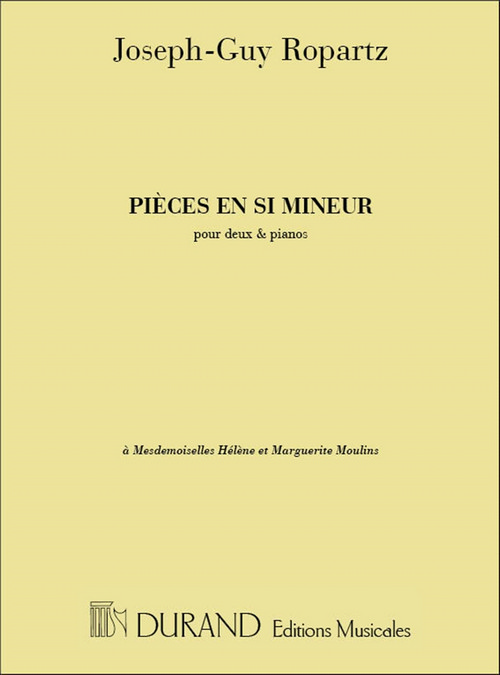 Pièce en Si mineur, pour 2 pianos