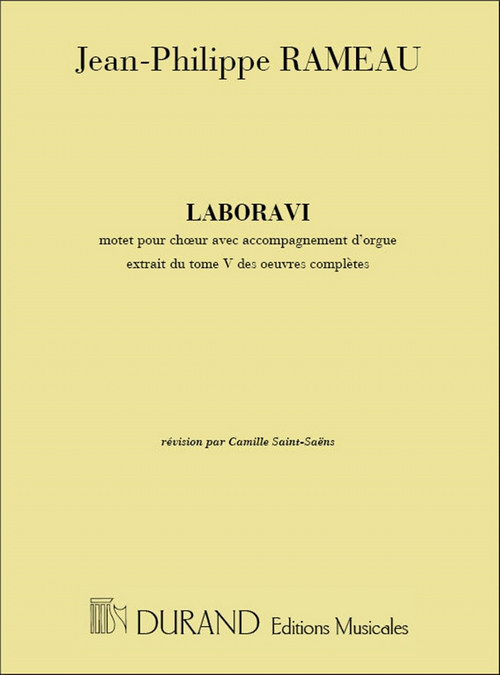 Laboravi, motet pour choeur avec accompagnement