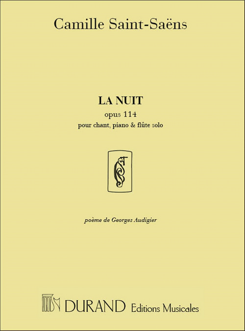 La nuit, pour chant, flûte et piano
