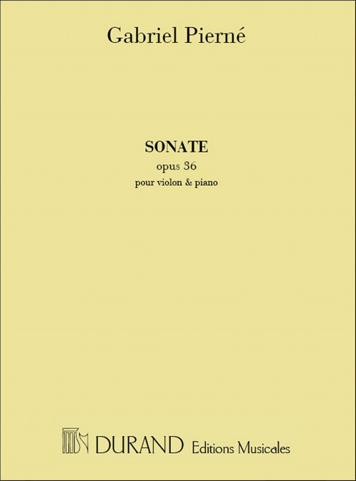 Sonate, Opus 36, pour violon et piano