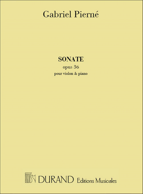 Sonate, Opus 36, pour violon et piano