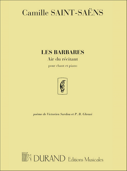 Les Barbares, nº 1, pour basse et piano