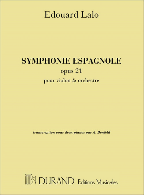 Symphonie espagnole, pour 2 pianos