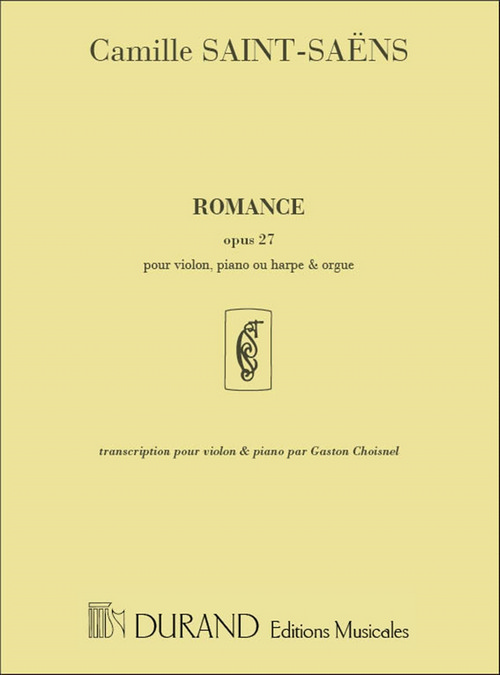 Romance, Op. 27, pour violon et piano